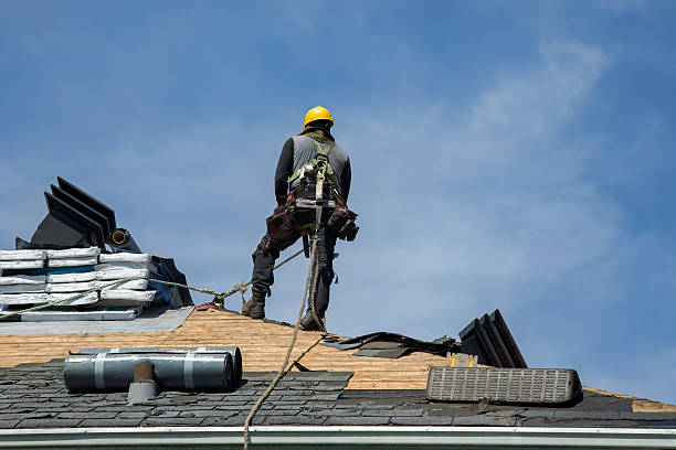 Professional Metal Roofing technician working in Becket, MA